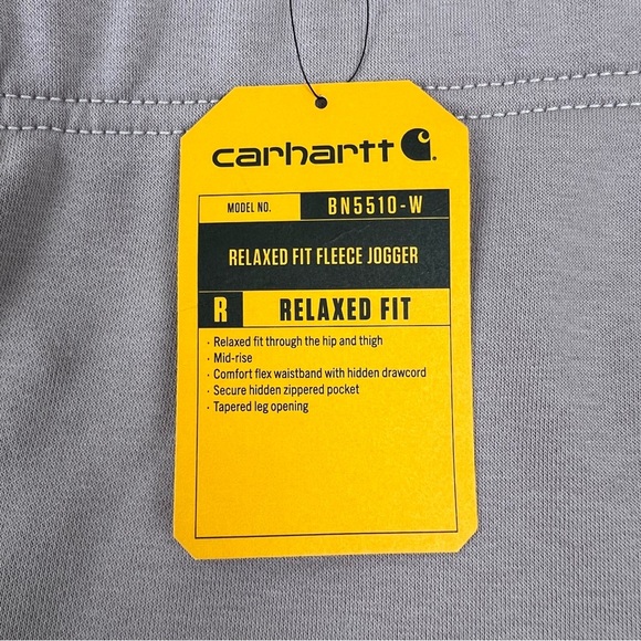 Carhartt Women’s Relaxed Fit Fleece Jogger Sweatpants Mink 105510-V61 Size XXL - Picture 9 of 10